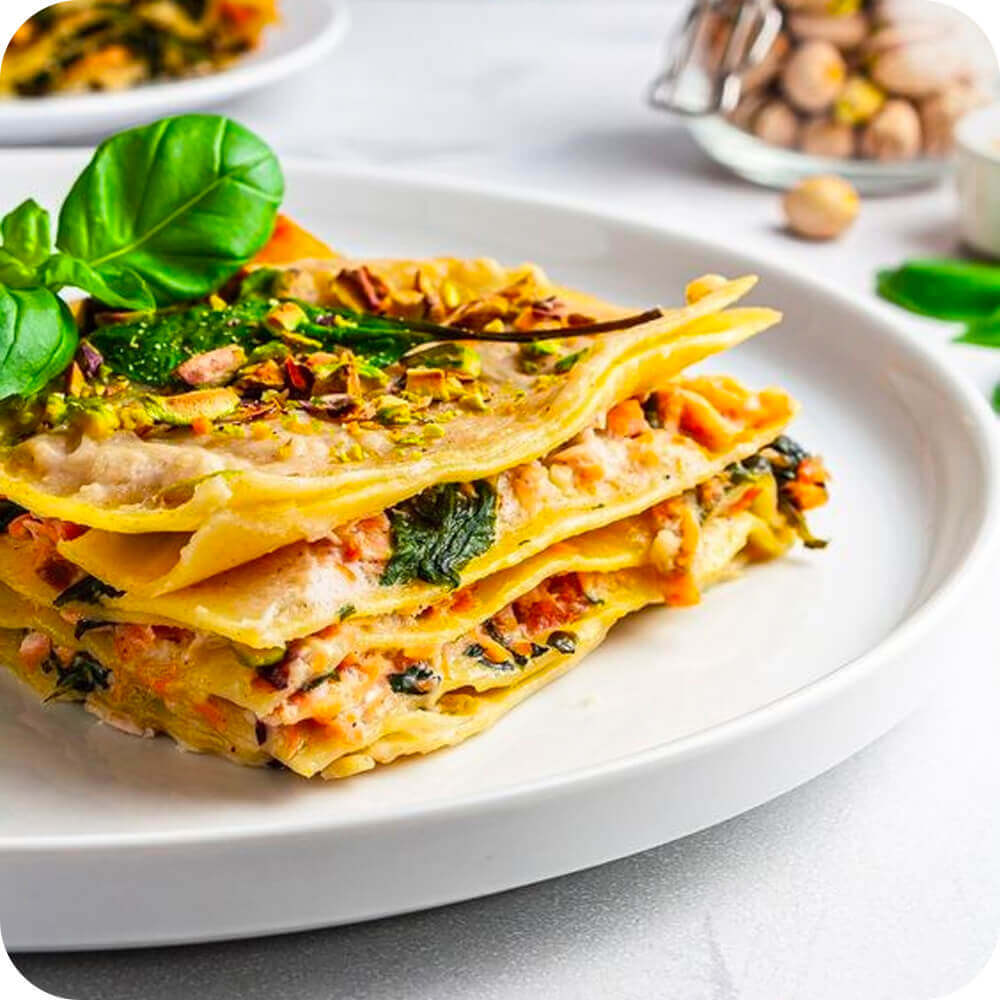 Лазанья с морепродуктами