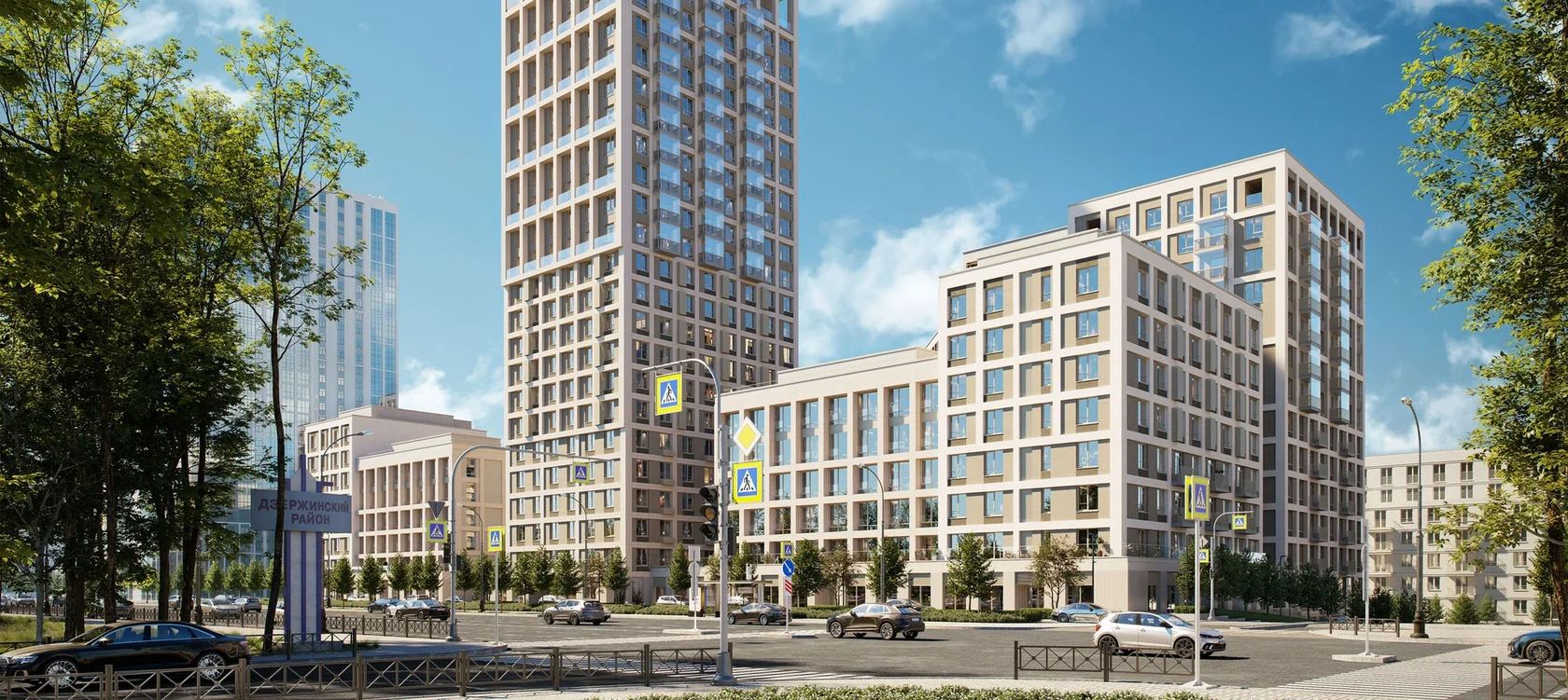Новый масштабный проект жилой комплекс Город-на-озере от застройщика Брусника в локации Локомотив Арены и озера Вехрвого