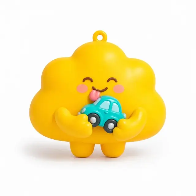 Персонаж с игрушечной машинкой