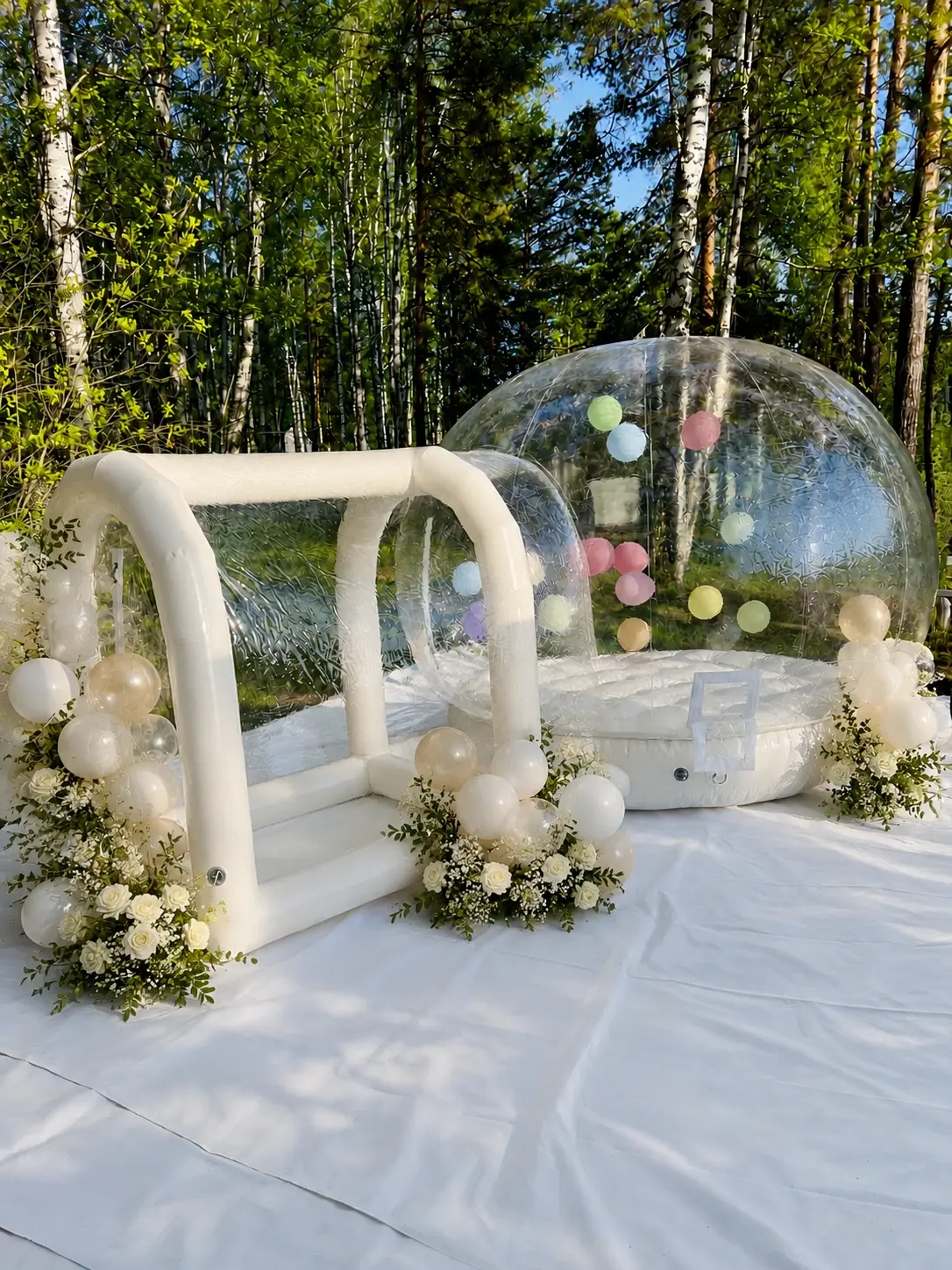 Bubble House с батутом в Екатеринбурге