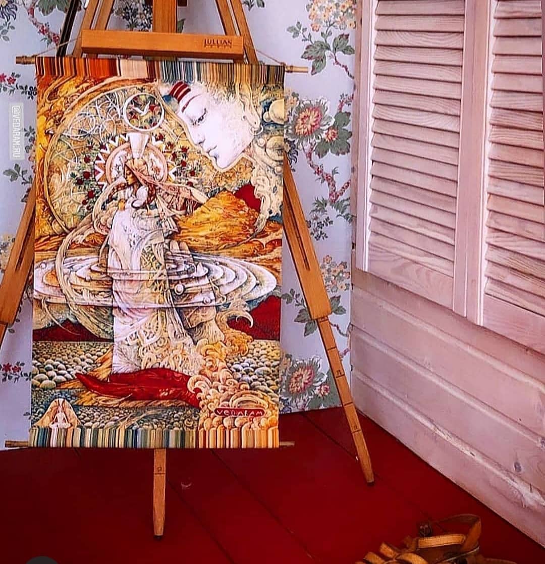 Картина на ткани. Размер L (54x78 см)