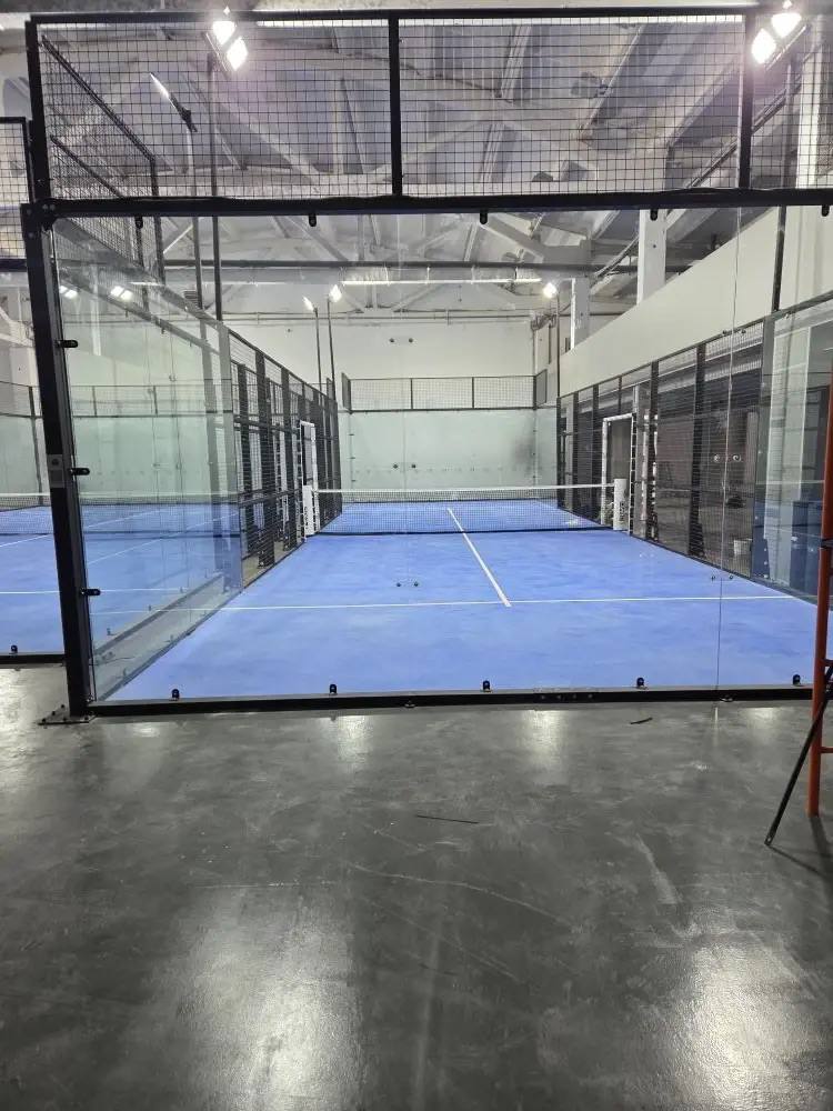 Padel court installation