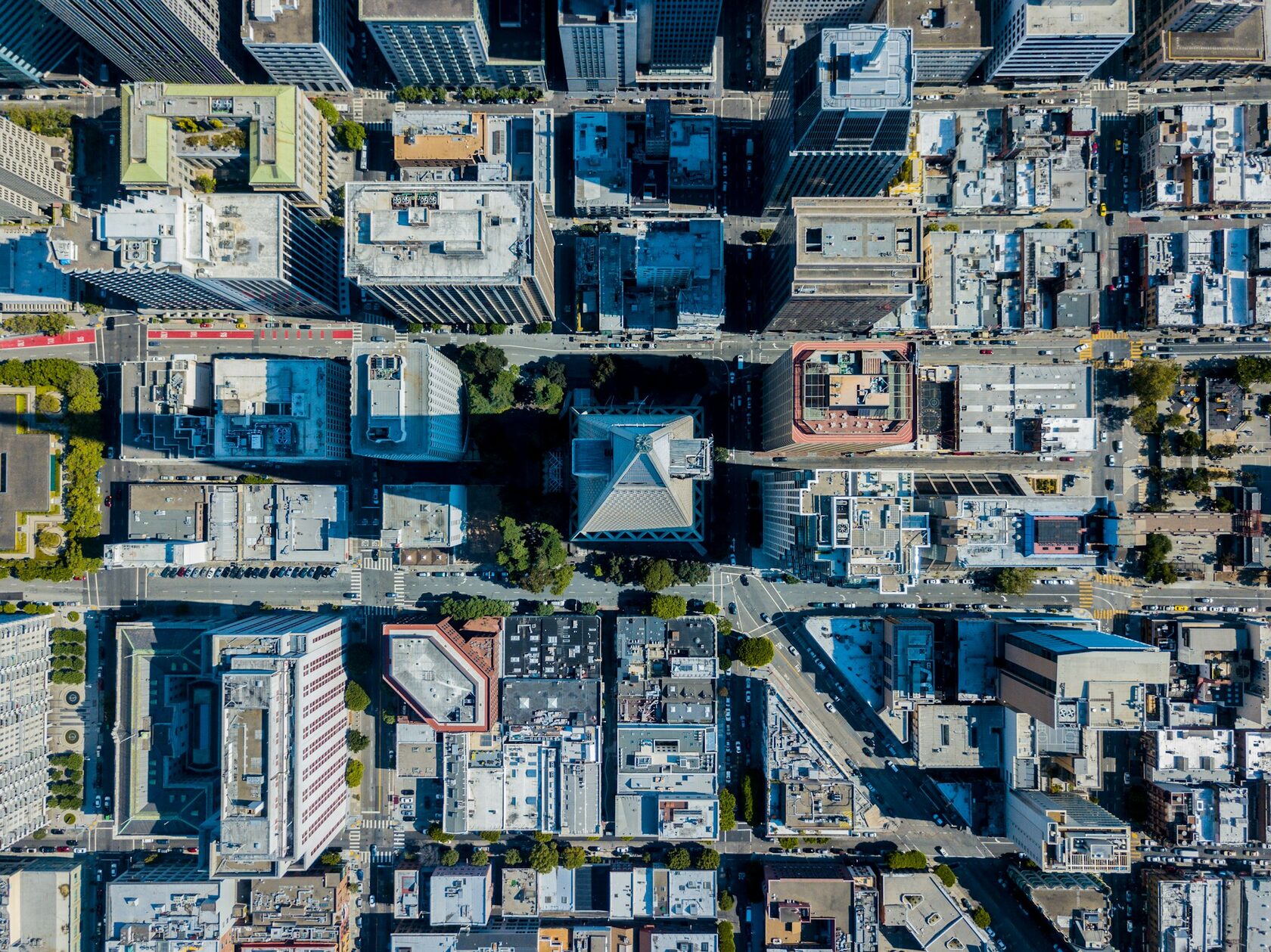 Aerial Cityscape