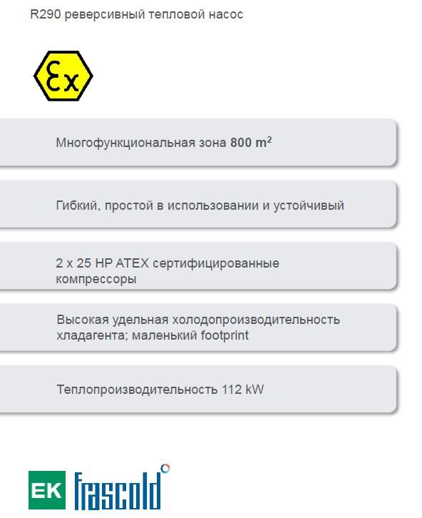 R290 реверсивный тепловой насос