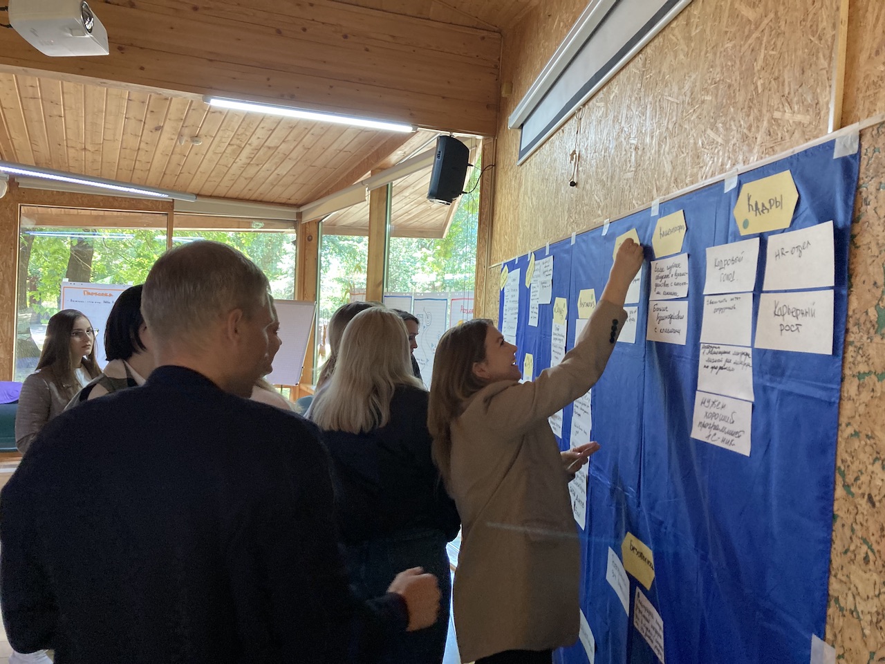 На стратегической сессии. Сбор идей с помощью карт