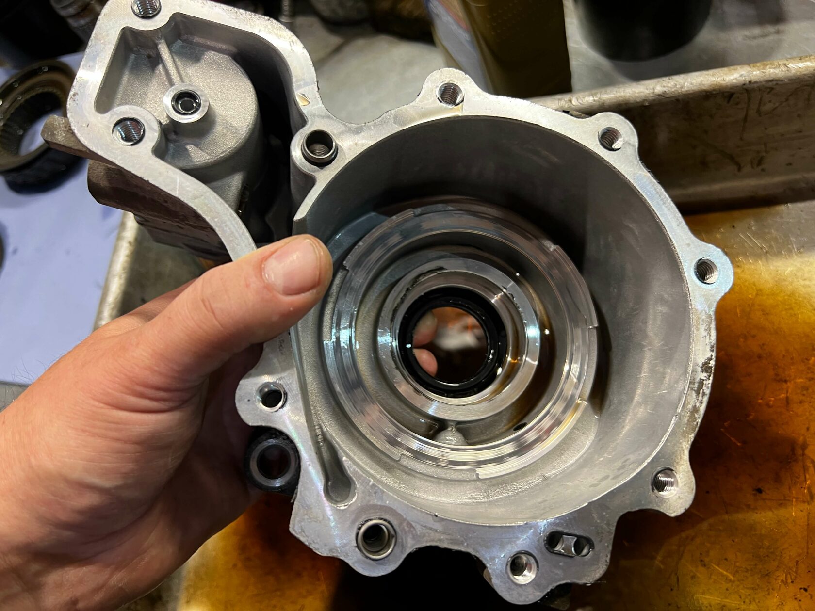 Состояние корпуса муфты внутри