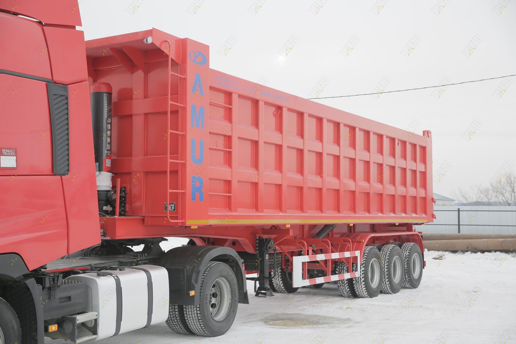 Полуприцеп самосвальный AMUR LYR9600ZX