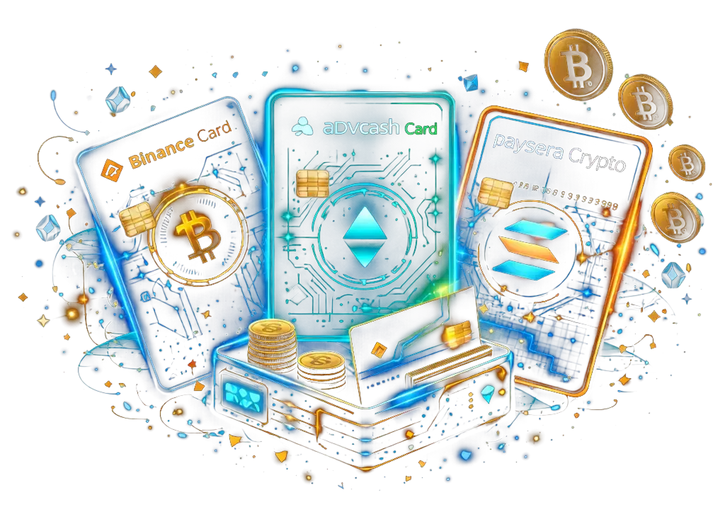 Платёжные карты для повседневных покупок с использованием криптовалют