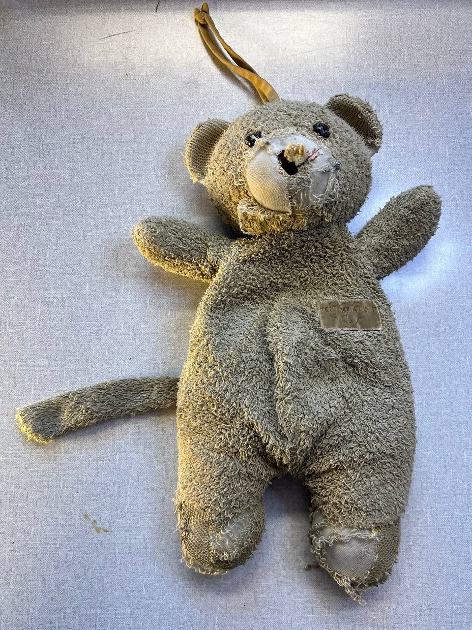 плюшевый мишка до ремонта