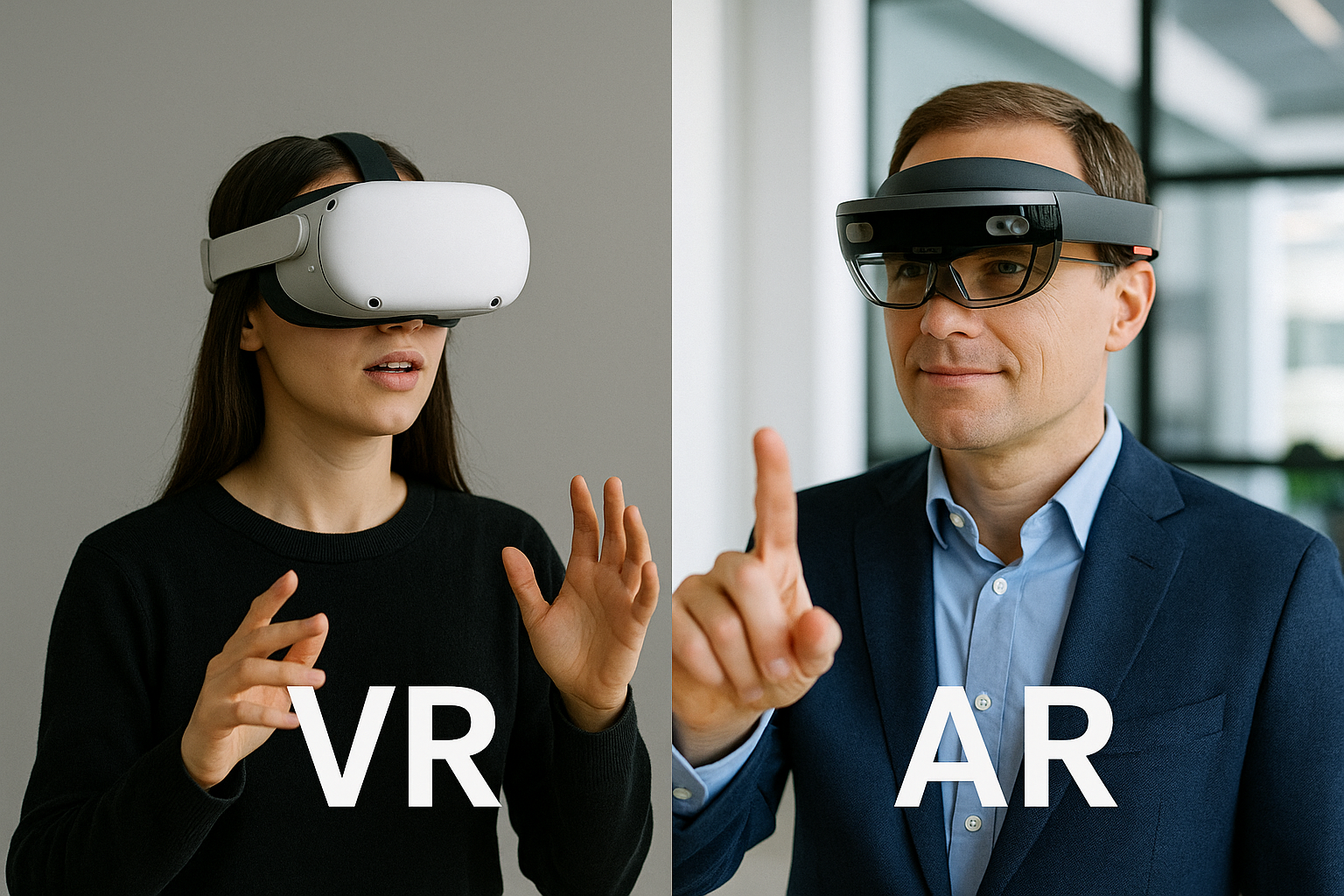 VR против AR: что выбрать для бизнеса и развлечений | Сравнение технологий виртуальной реальности
