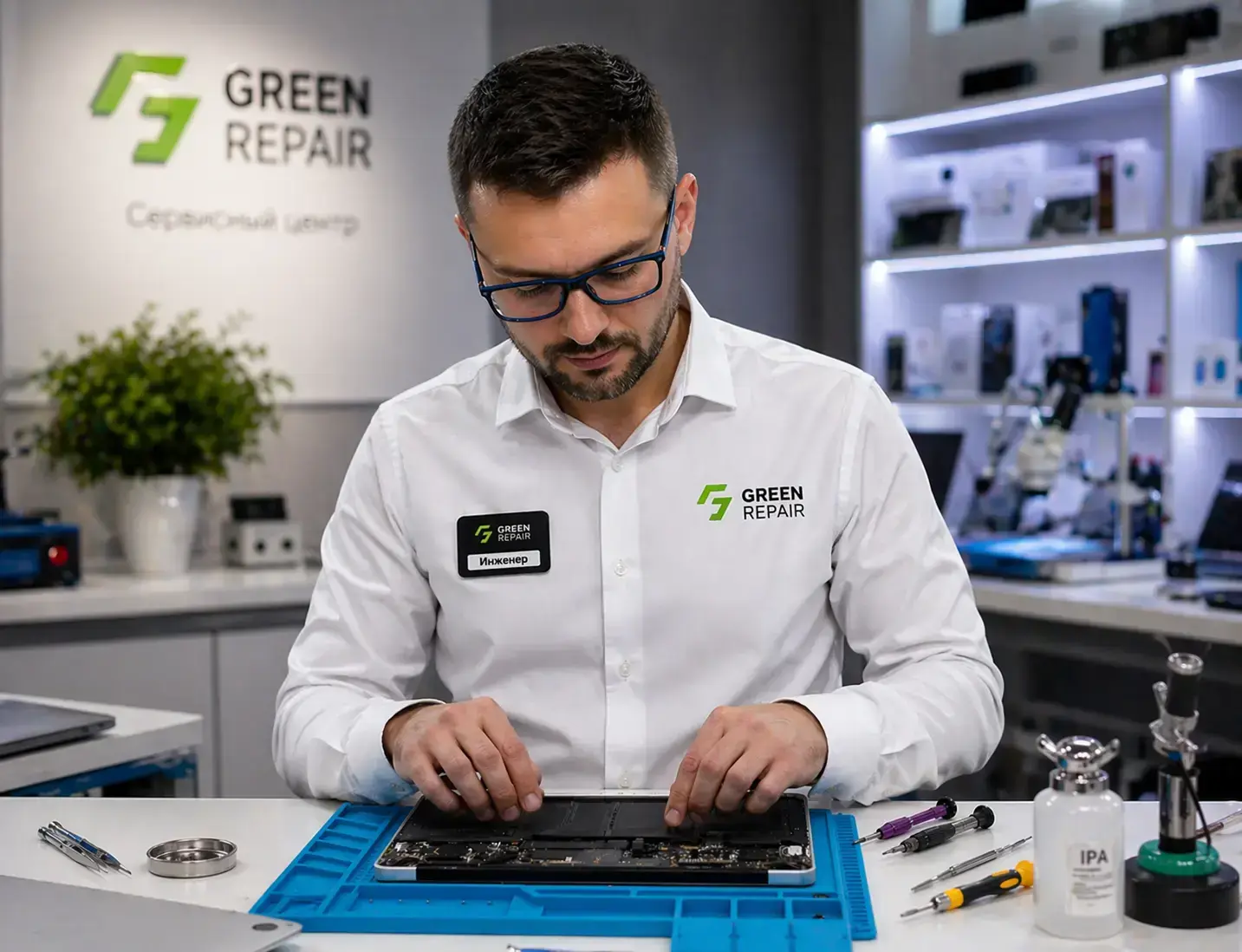 Ремонт MacBook Pro 13 A2251 в сервисном центре Green Repair в Москве