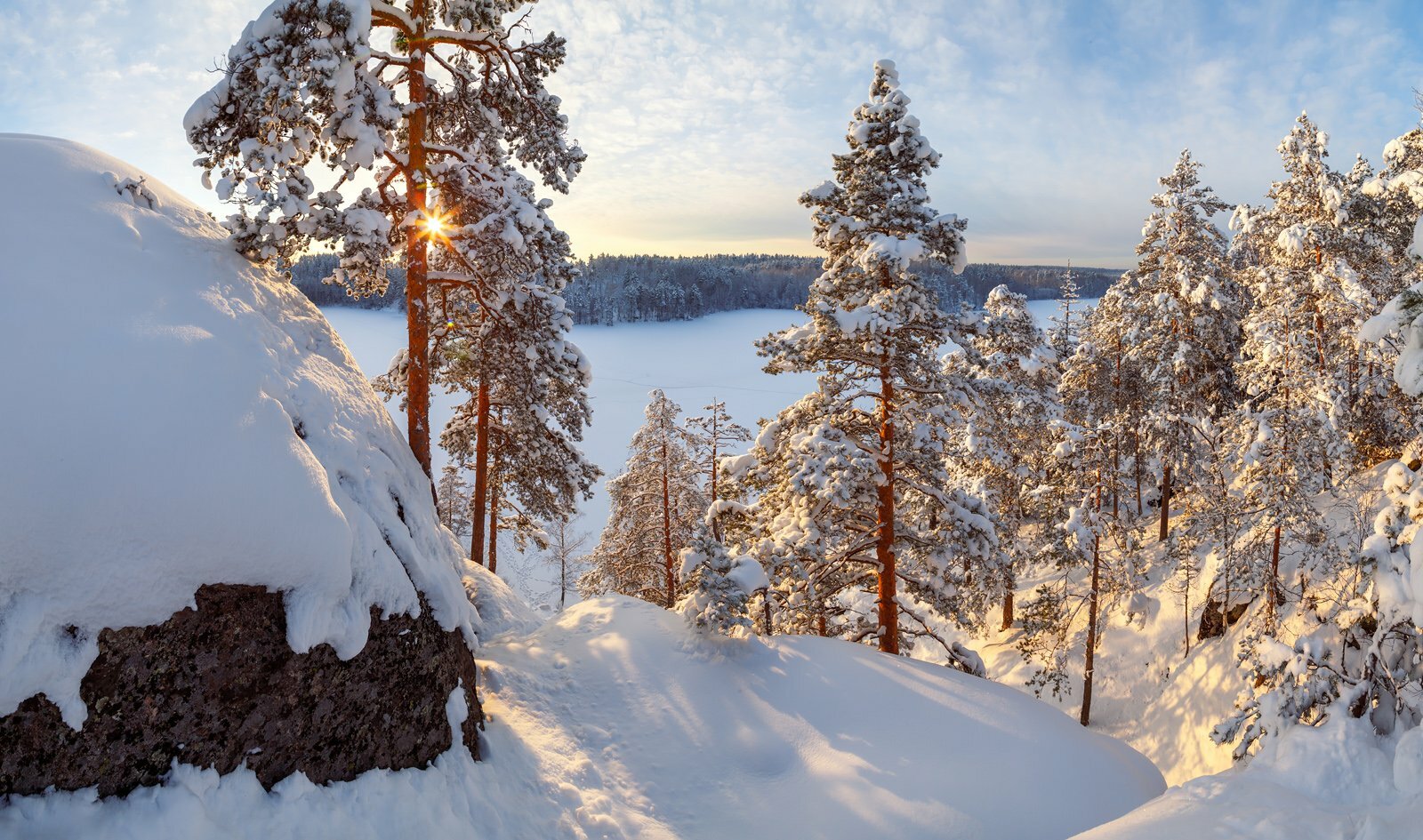 Природа карелии зимой