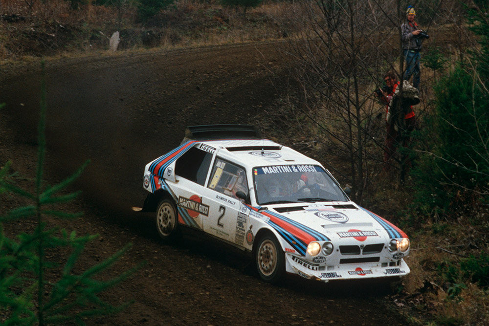 Маркку Ален и Илкка Кивимяки, Lancia Delta S4, Olympus Rally 1986