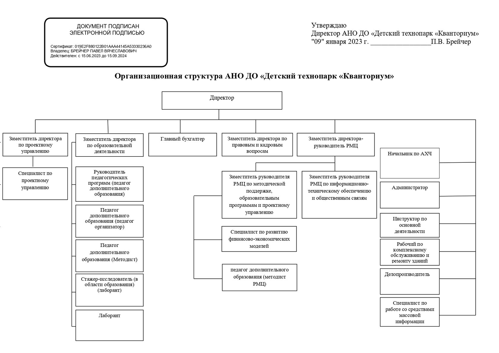 Сведения об образовательной организации