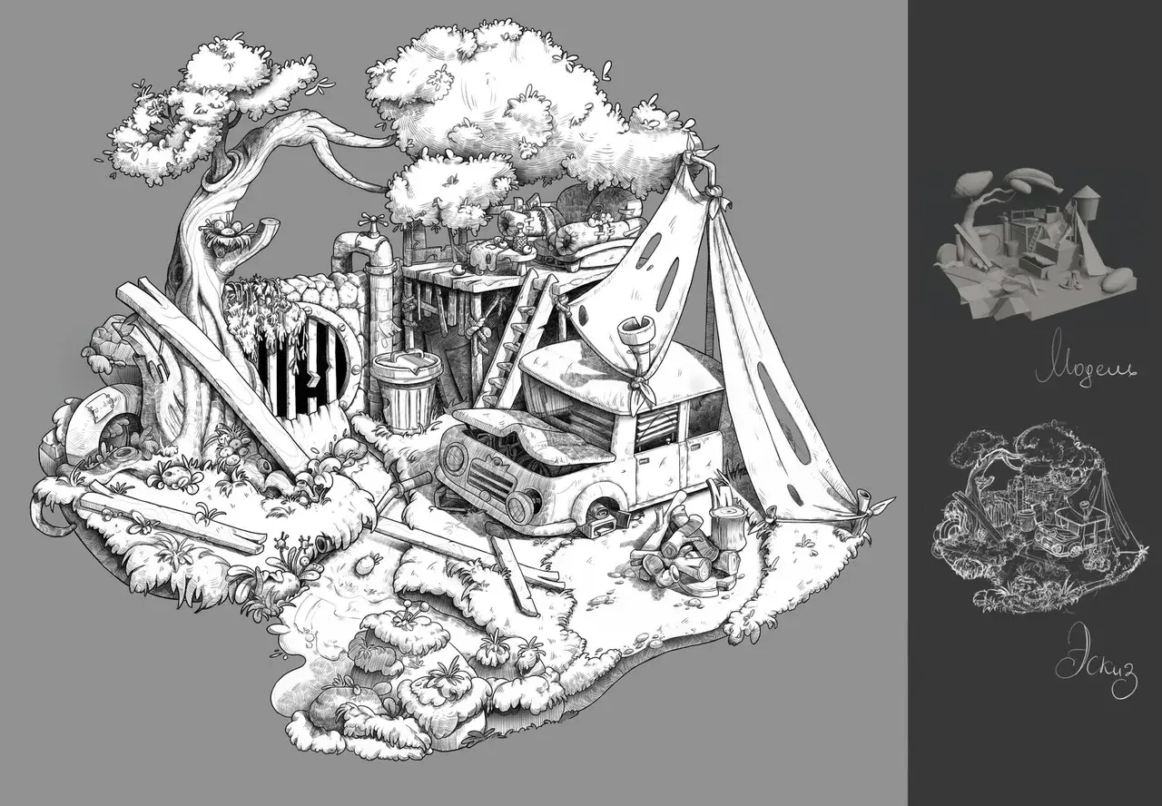 Работа студента NewArtSchool — пример 10