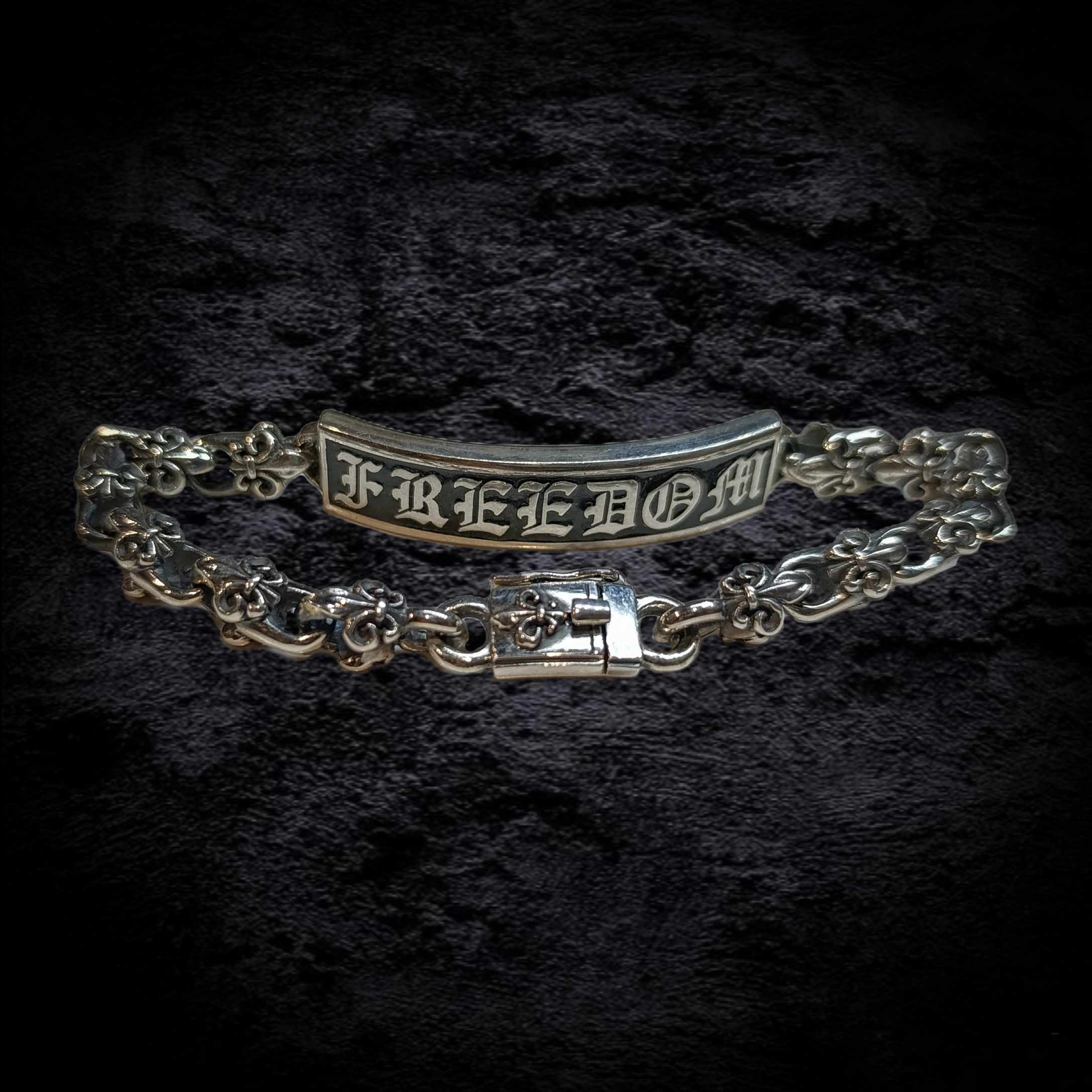 мужской массивный браслет, браслет из серебра мужской.