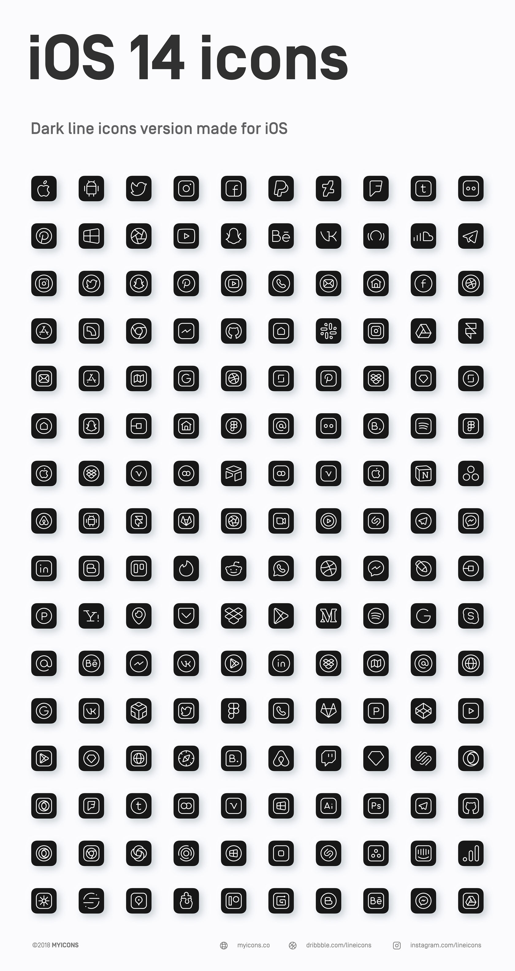 Myicons — Premium iOS 14 home screen icons pack