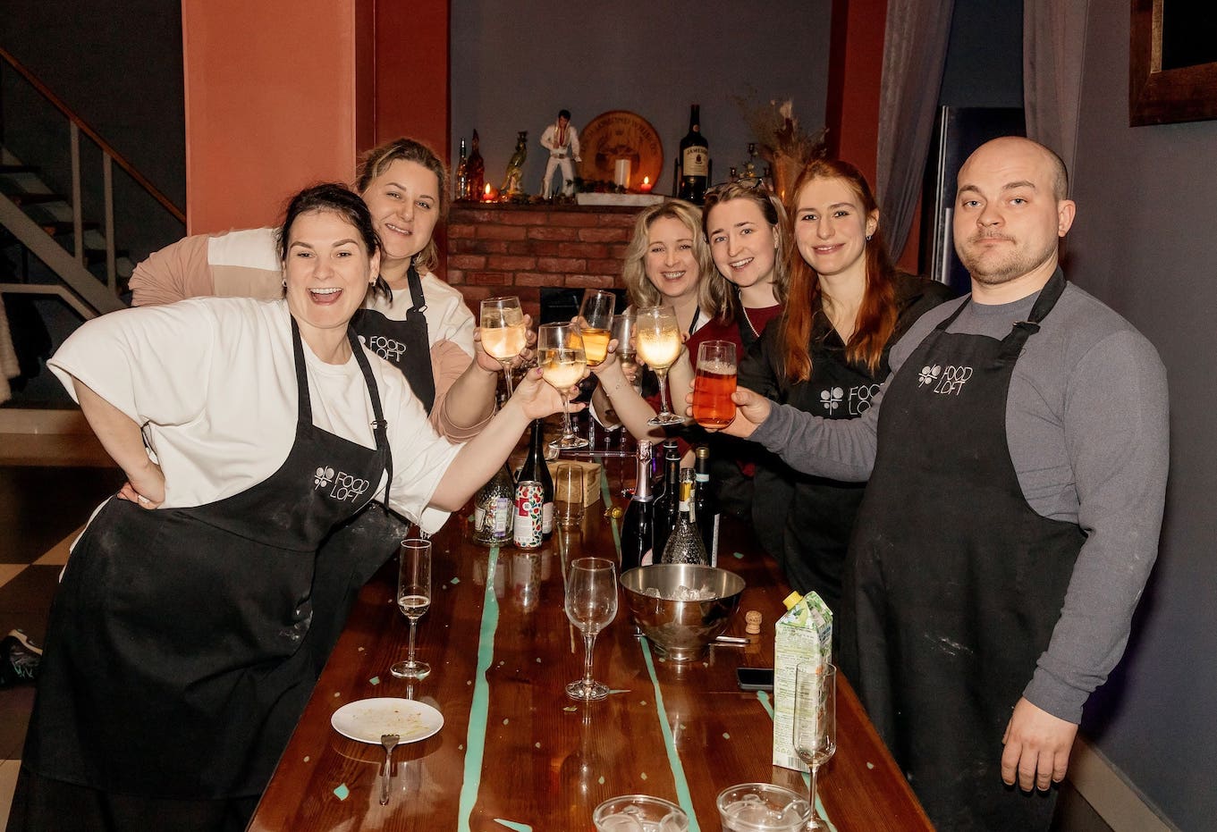 День рождения в кулинарной студии Фудлофт в Петербурге