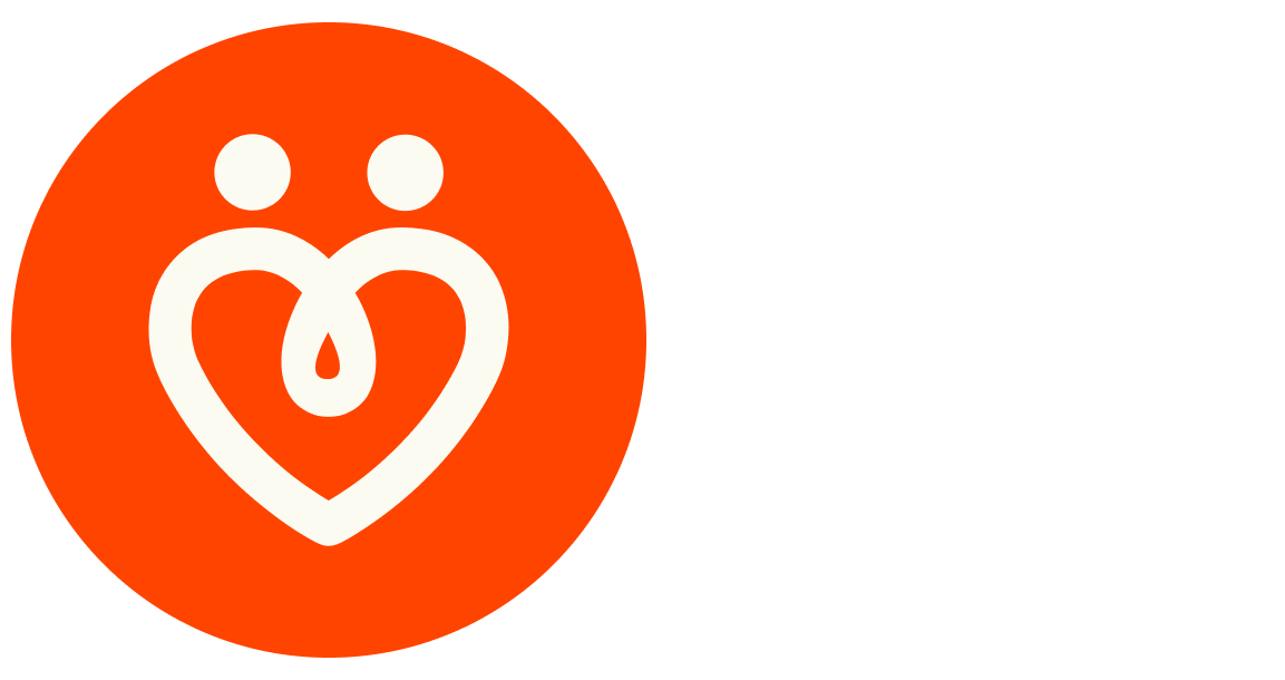 Логотип благотворительной организации „Поможем вместе“, оказывающей помощь людям Донбасса