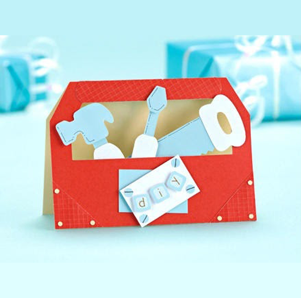 Поздравительная открытка торт в технике «Киригами»