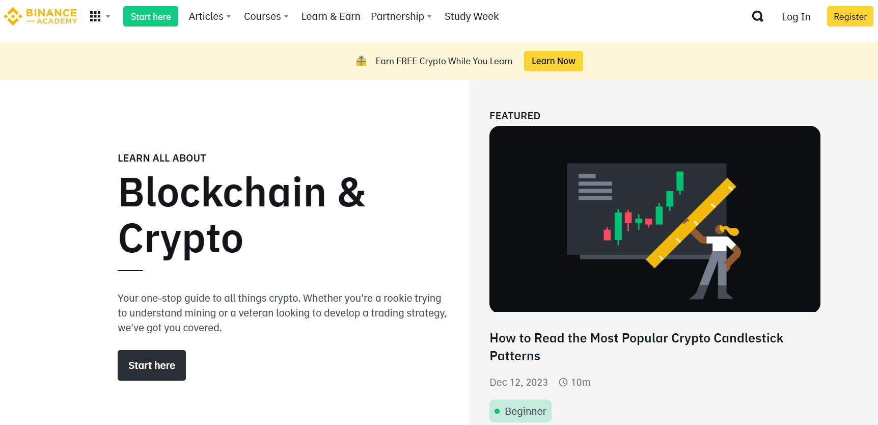 Binance Academy site