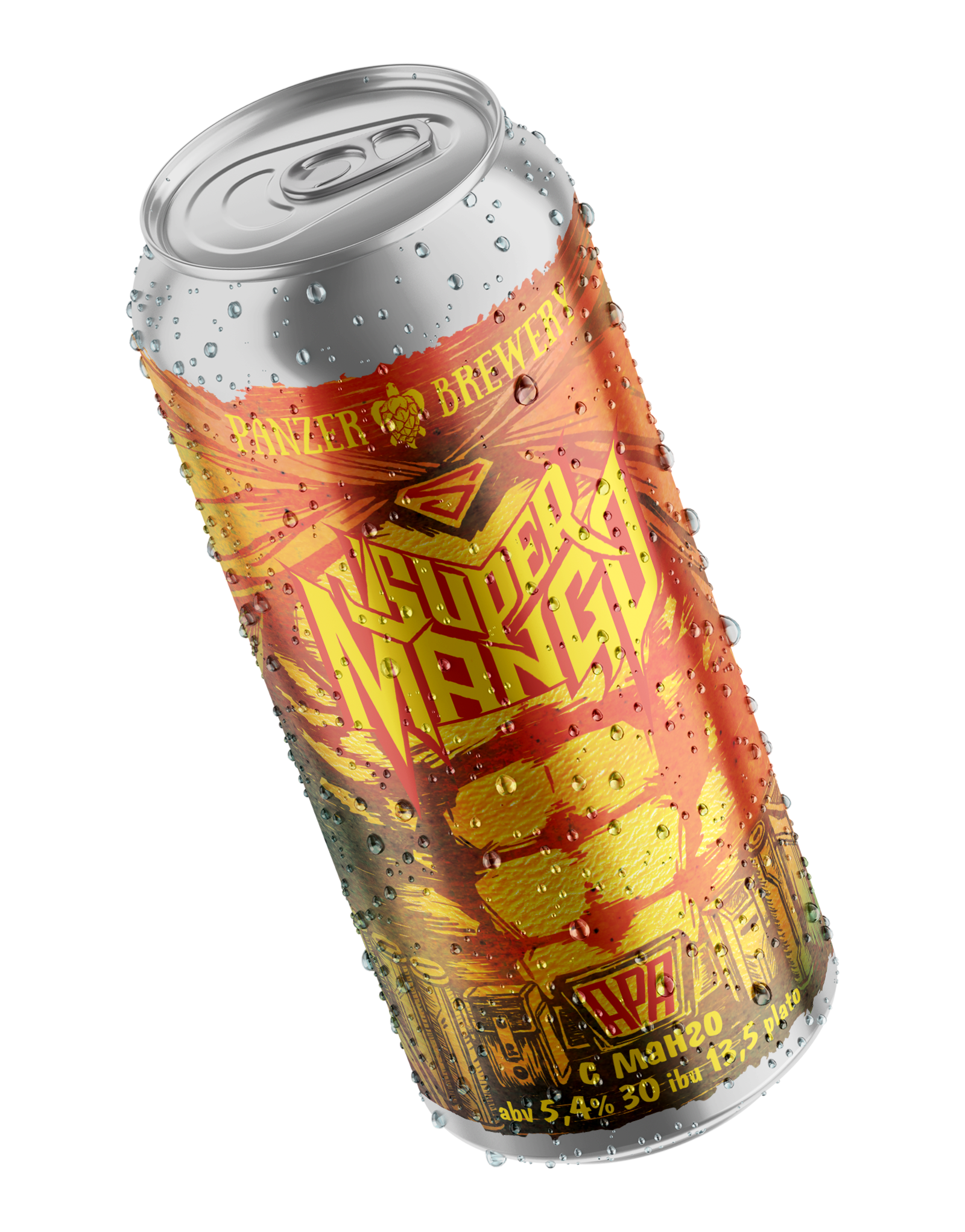Банка пива Super Mango - Milkshake APA от Panzer Brewery
