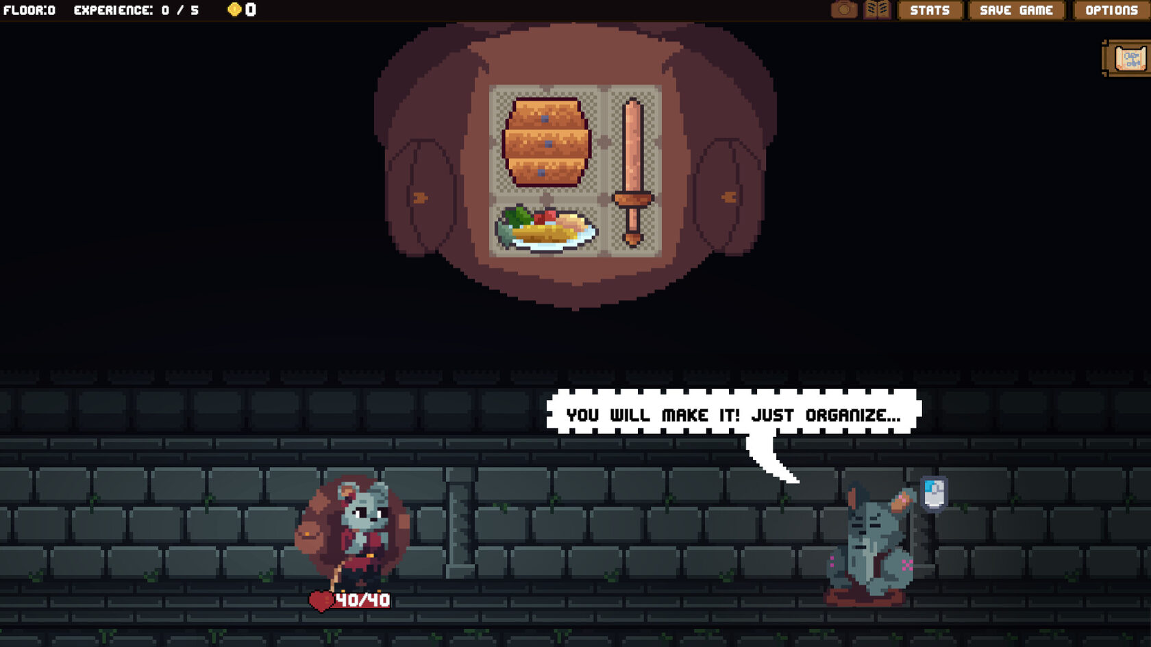Backpack Hero — roguelike про менеджмент инвентаря, где между забегами нужно отстраивать город