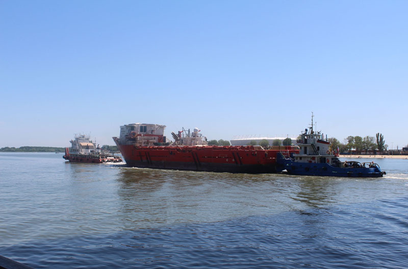 Буксировка Platform Supply Vessel «SAVALAN» из Азова в Астрахань