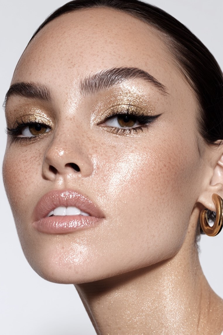 Оттенки, которые подходят карим глазам: тёплая коричневая и бронзовая гамма