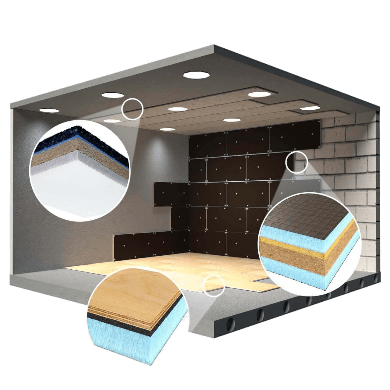 Шумоизоляция помещений