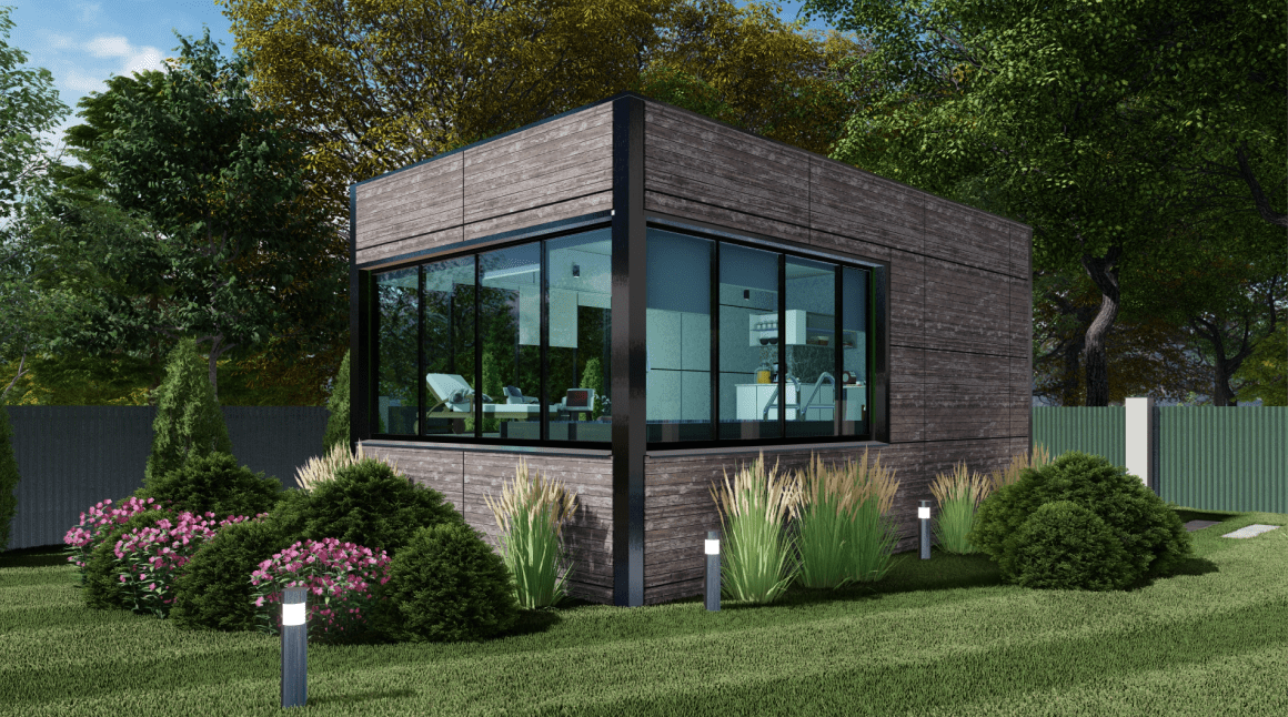 Модульный композитный бассейн в частном доме в СПб