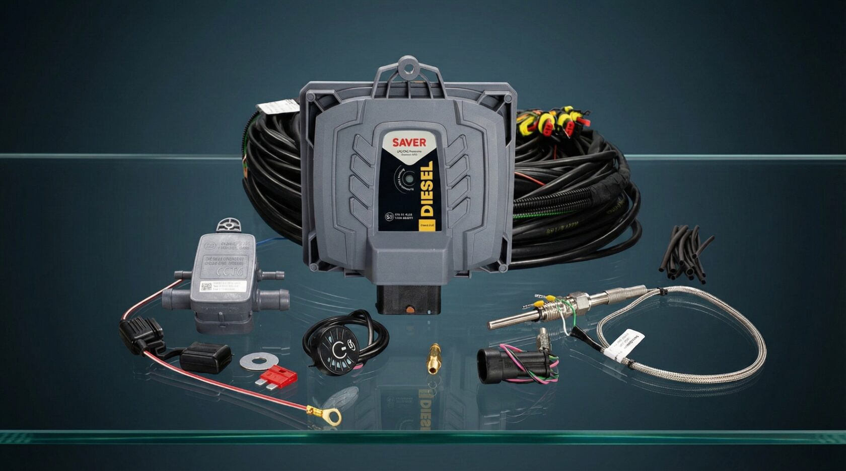 Газодизельный комплект SAVER DIESEL для переоборудования дизельных автомобилей и генераторов на природный газ и СУГ, мощный функционал и интуитивный интерфейс.