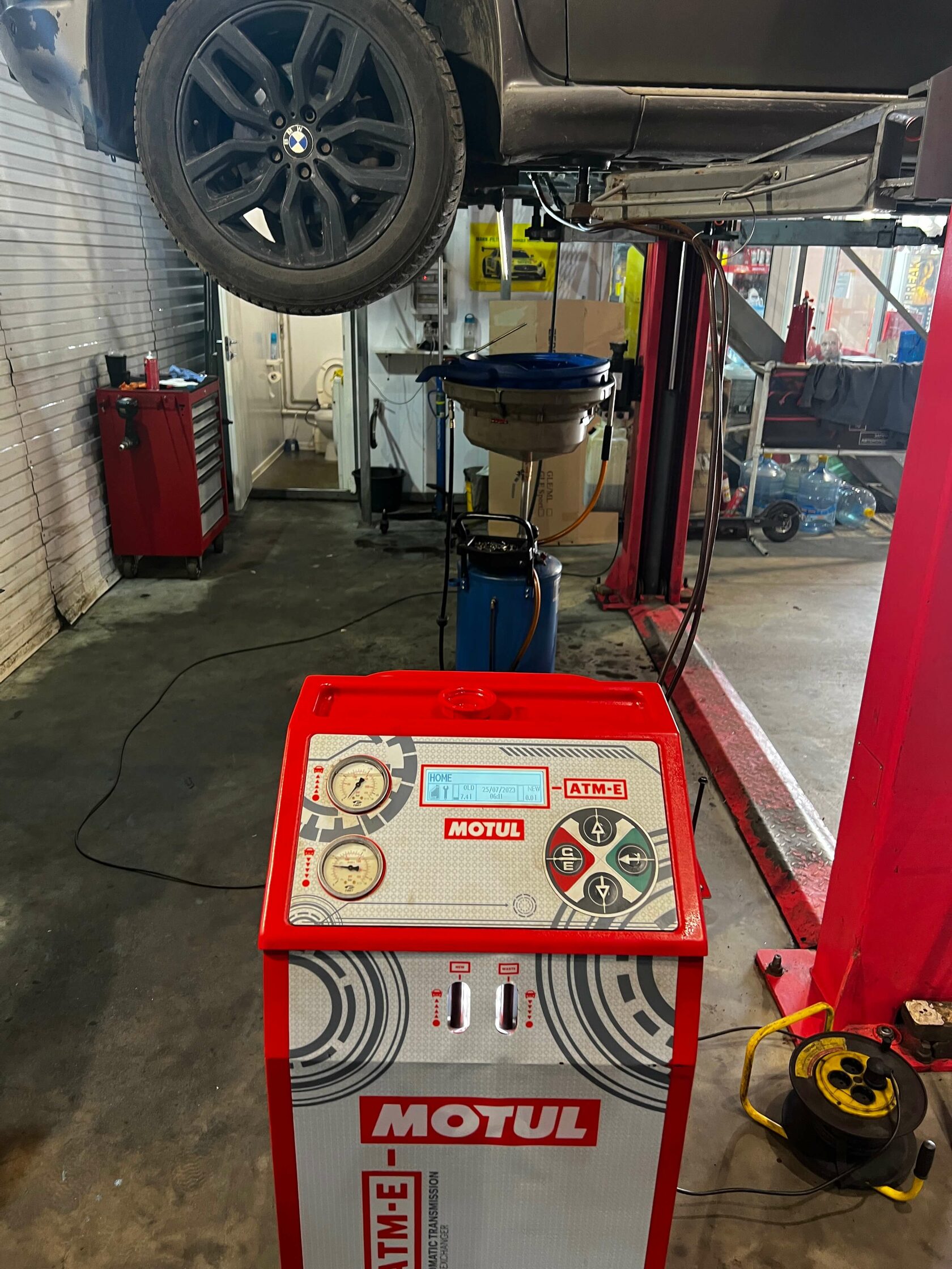 Состояние старого масла в АКПП BMW