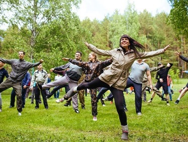 Заказать лесной корпоратив для компании Совкомбанк