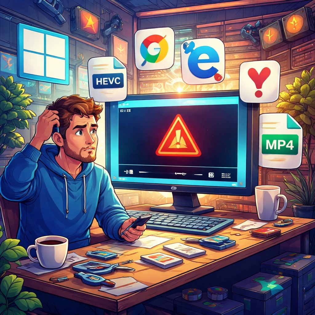 Почему HEVC не работает в браузере