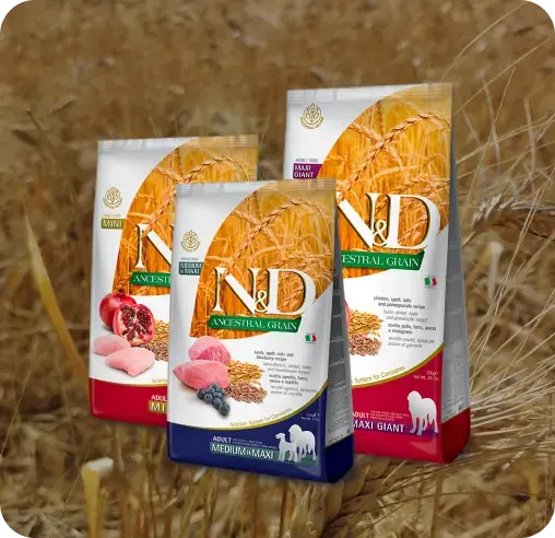 Линейка кормов Farmina N&D Ancestral Grain