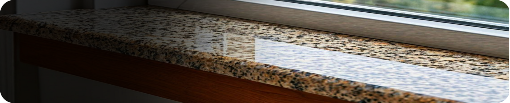 Стильные гранитные подоконники — функциональность и дизайн.