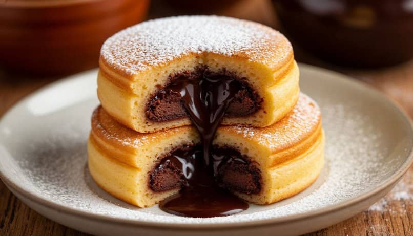 Рецепт японских панкейков с начинкой Дораяки