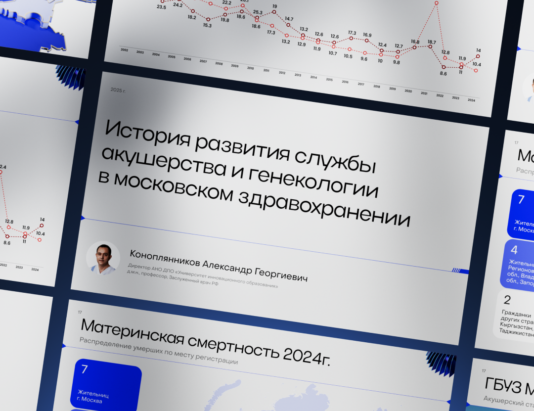 Оформление экспертного медицинского доклада со схемами и графиками для выступления