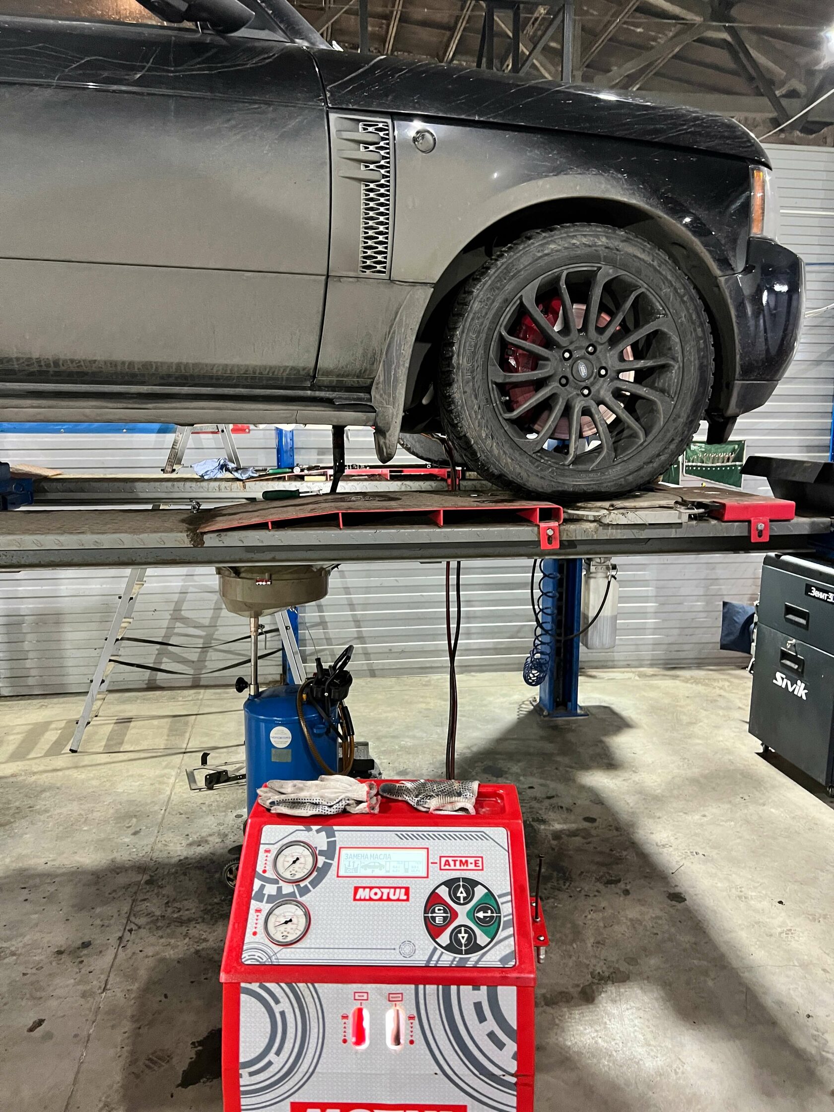 Установка Motul Evo для АКПП Land Rover