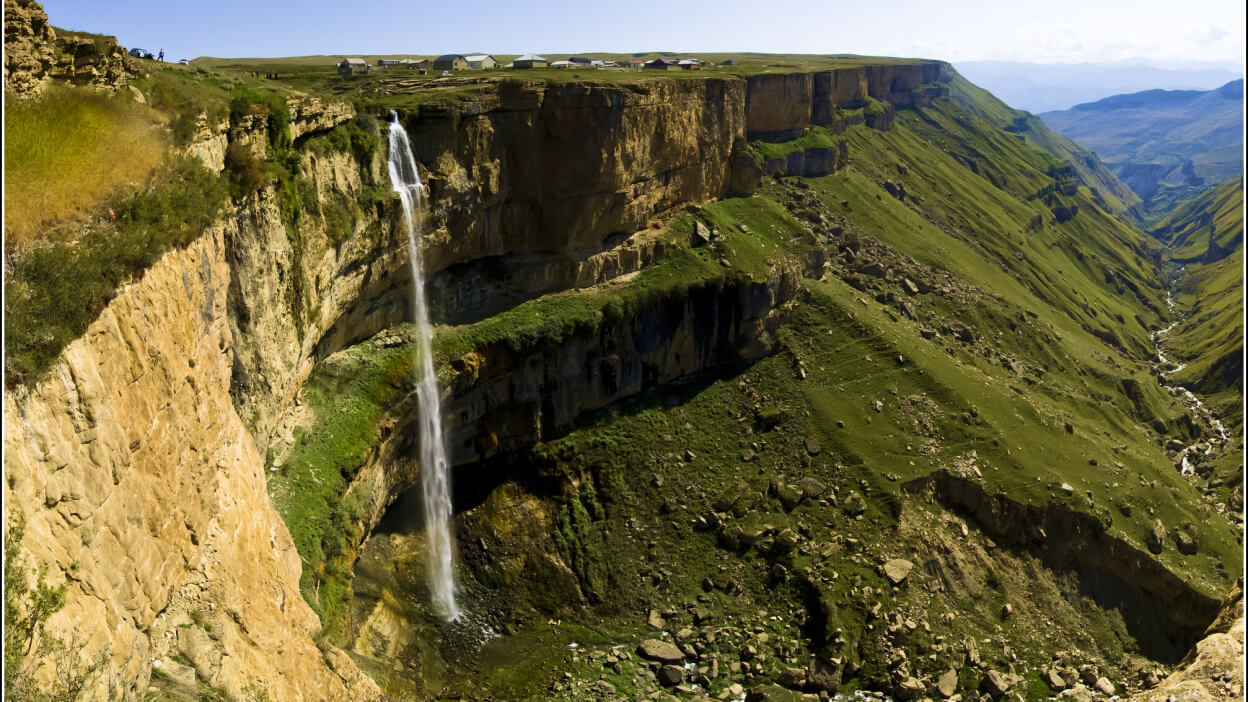 Ханский водопад республика дагестан хунзахский район фото