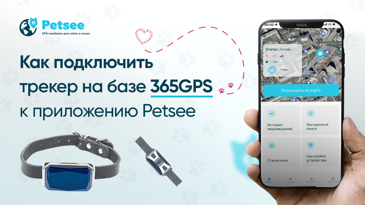 Как подключить трекер Jet Pet Doggy к приложению Petsee