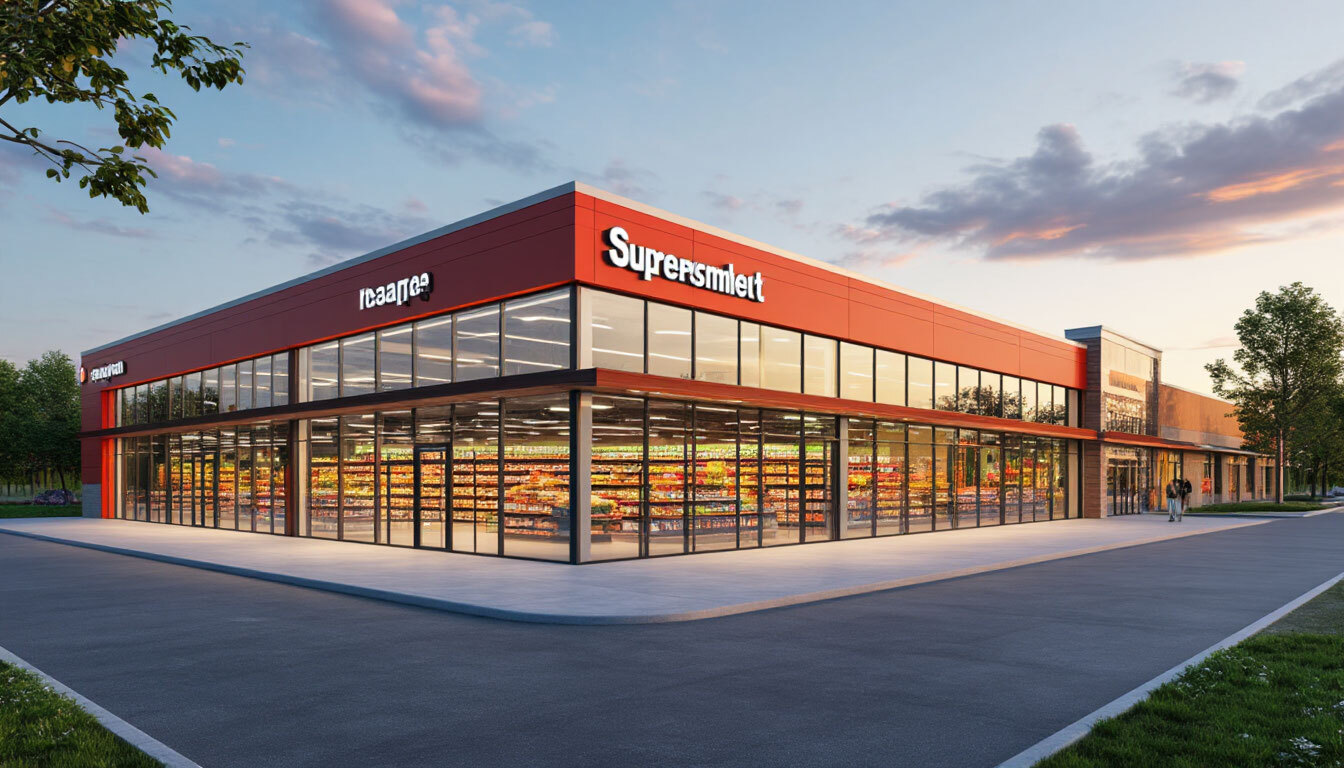 Строительство Супермаркета и Магазина