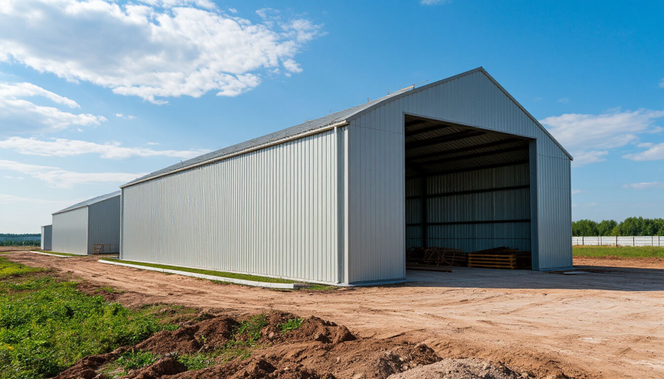 Строительство ангаров в Ростовской