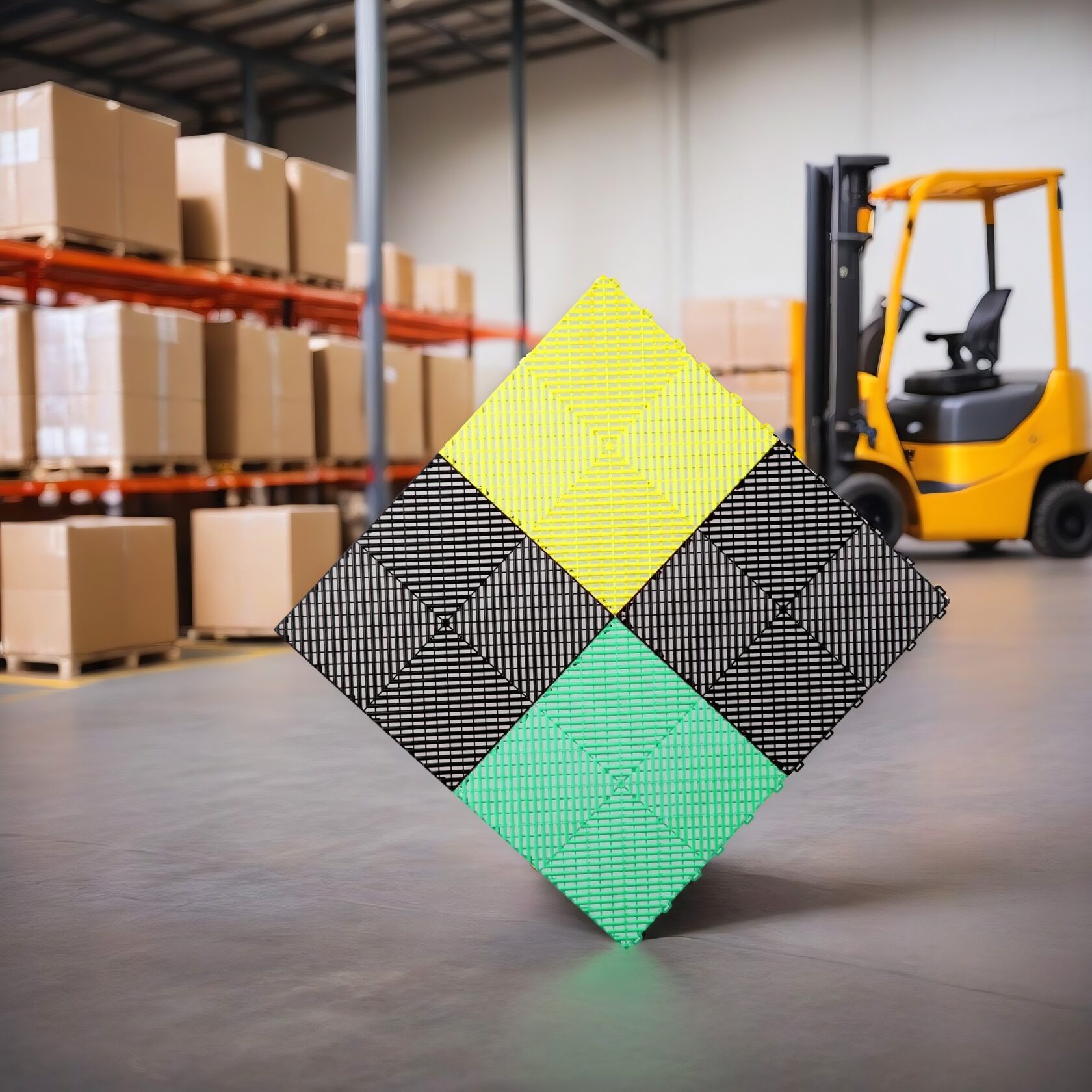 Прочное модульное покрытие для гаражей, складов и спортзалов – надёжный ...