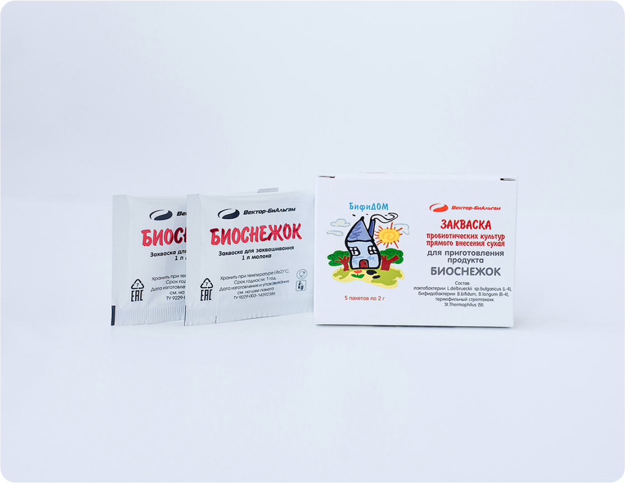 Закваска сухая прямого внесения «Биоснежок»