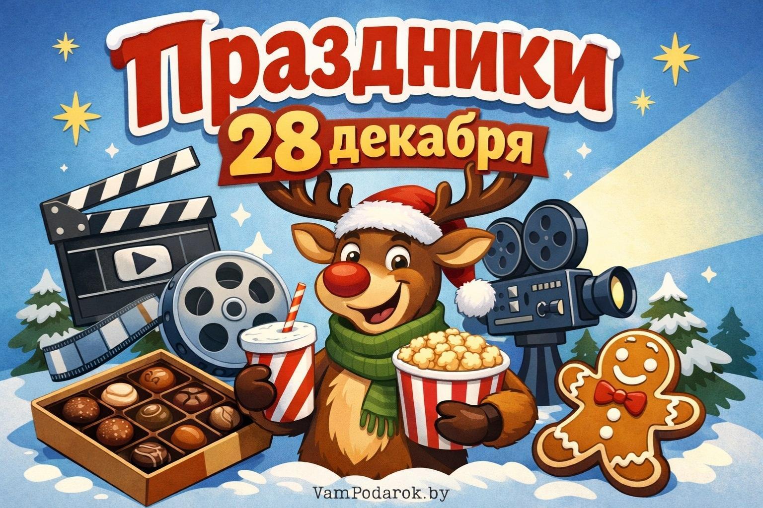 Праздники 28 декабря 2025 года – открытки и картинки