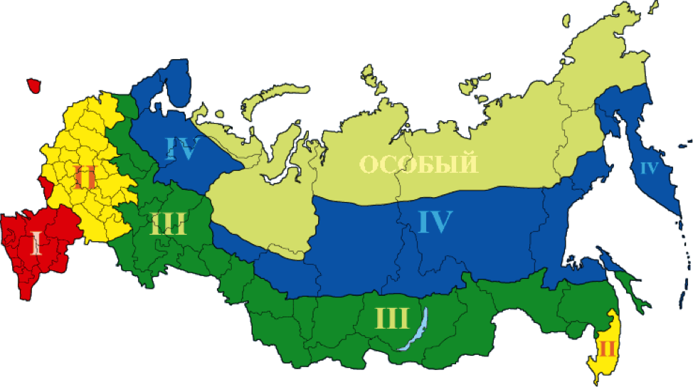 Районы кар. Карта климатических зон России. 3 Климатическая зона России. Карта климатических зон России 1-4. Климатическое районирование РФ.