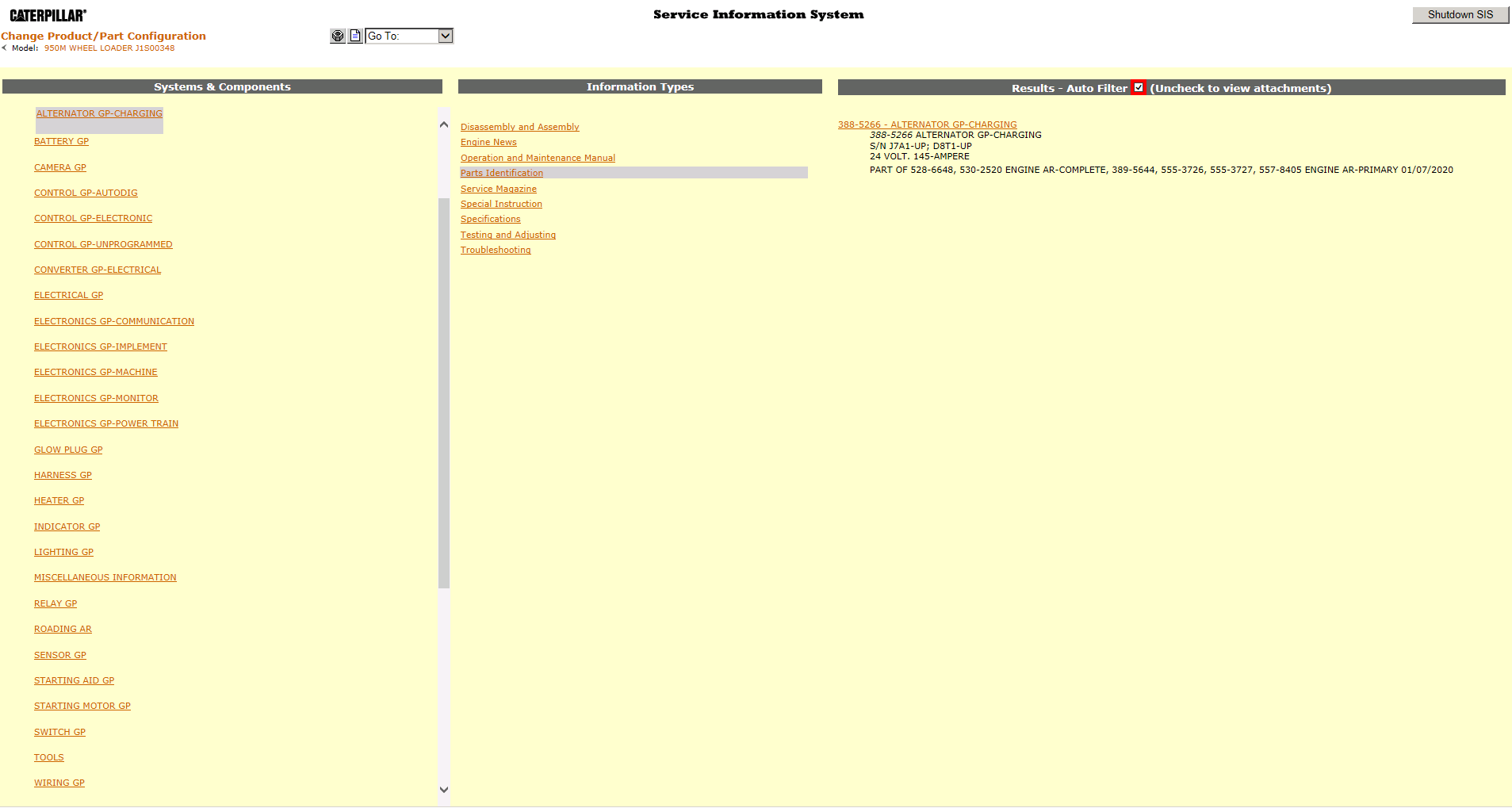 Sis Serial Number Instructions, manual for SIS CAT - Service Information System. Step-by ...