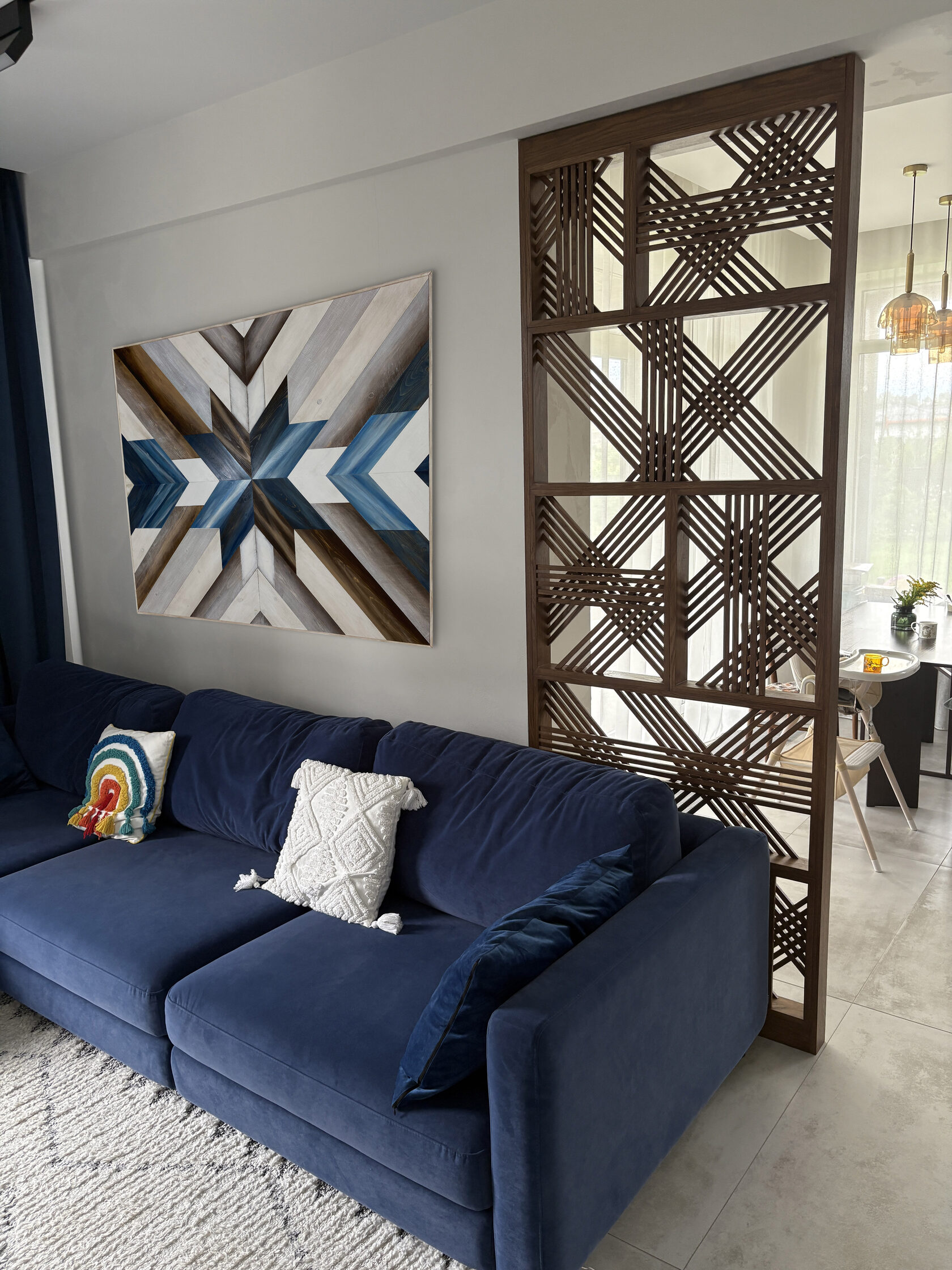 деревянная ширма